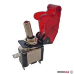 Копче електрическо червено с диод  - 1702 - Image 2