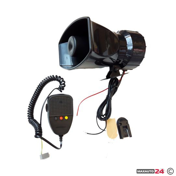 Сирена с микрофон 12V - JK529 Сирена с микрофон 12V - JK529 - Image 1