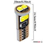 Диодни крушки 3031 6SMD - 12V 2бр/к-т - Image 2
