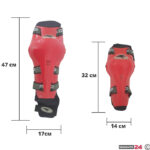 Комплект наколенки и налакътници 273 - червени - Image 6