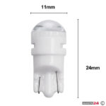 Диодни крушки - Т10 WEDGE-10 - 12V/24V - 2бр/к-т - Image 2