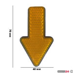 Комплект светлоотразители 2051 жълти 2 бр/к-т - Image 3