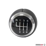 Топка за скоростен лост съвместима с Audi A3 (98-08) / A4 (02-08) - със 6 скорости - гладка кожа