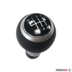 Топка за скоростен лост съвместима с Audi A3 (98-08) / A4 (02-08) - със 6 скорости - перфорирана кожа