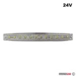 Габарит 0050 с 12 LED диода - 24V Бял