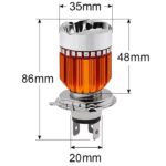 LED крушка за мотор H4 Голд боди - Image 3