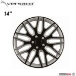 Тасове за джанти 14'' Versaco Dakar NC Black/Silver - Image 2