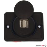 ДВОЕН USB ПОРТ 12-24V - W05237