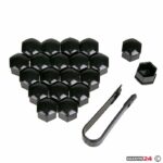 Капачки за болтове на джантите PA25-17“ 20 БР/К-Т - ЧЕРНО - Image 2