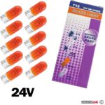 Крушки Maxxx Light Т10 5W - 24V 10 БР/КУТИЯ