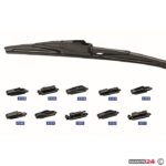 Чистачка Мотохама Задна с 10 Адаптора 14'' 350мм