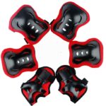 Детски наколенки РА423 - 6бр / к-т - ЧЕРВЕНИ - Image 2