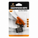 Копче електрическо оранжево с диод 12/24v  - 1702 - Image 4