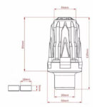 Краш тапа за мотоциклет PA852  Черна - Image 2