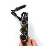 Разклонител за запалка с 3 гнезда и 2 USB - 1508 - Image 3