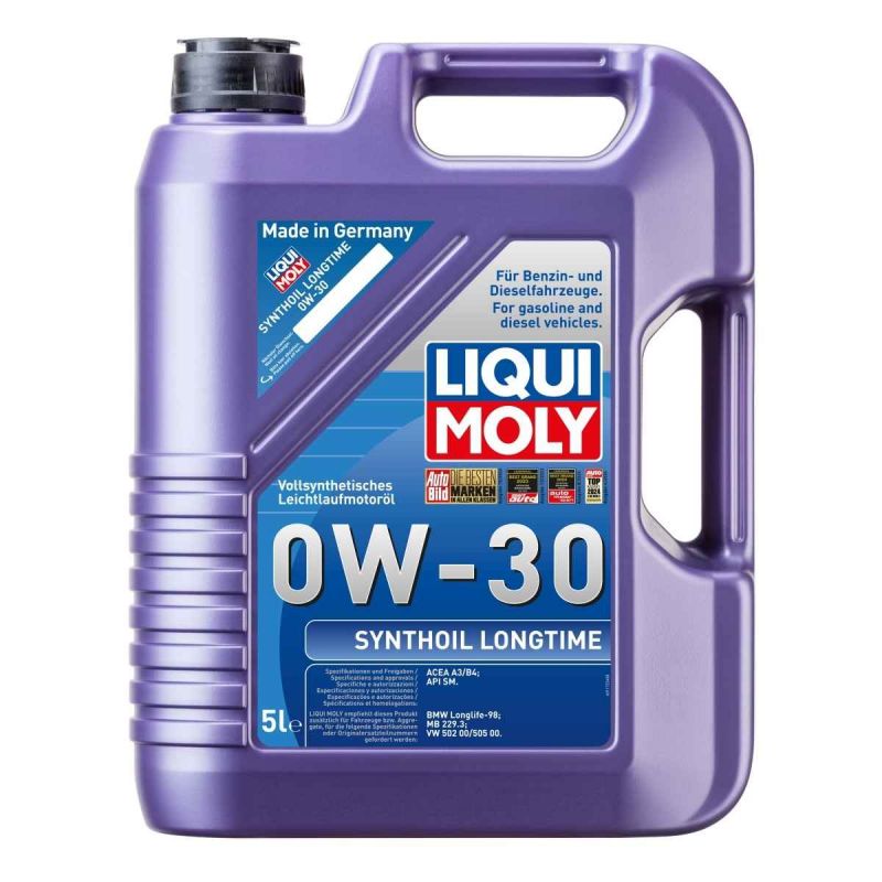 Синтетично масло Liqui Moly Longtime 0W-30 5л. - 8977 Синтетично масло Liqui Moly Longtime 0W-30 5л. - 8977 - Image 1
