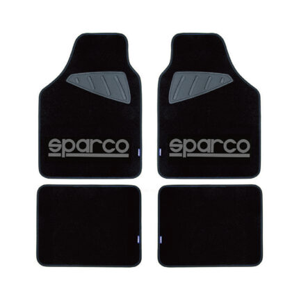 Стелки мокет SPC1902A Sparco Черни-Сиви 4БР/К-Т