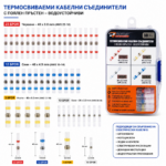 Термосвиваемни кабелни съединения с припой 50бр / к-т - Image 4